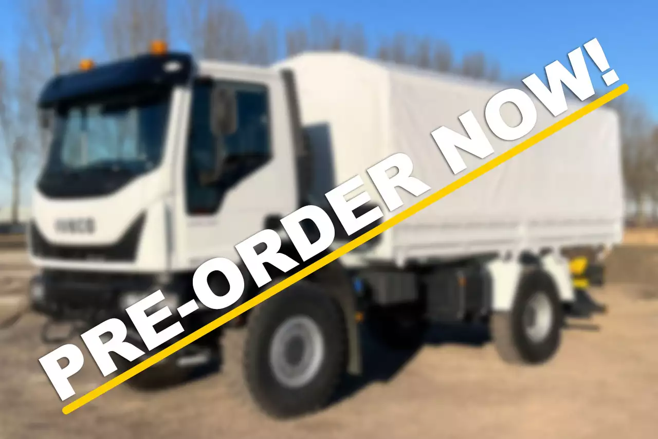 Iveco Eurocargo ML150E25WS 4x4 Tarpaulin/Canvas Body Truck