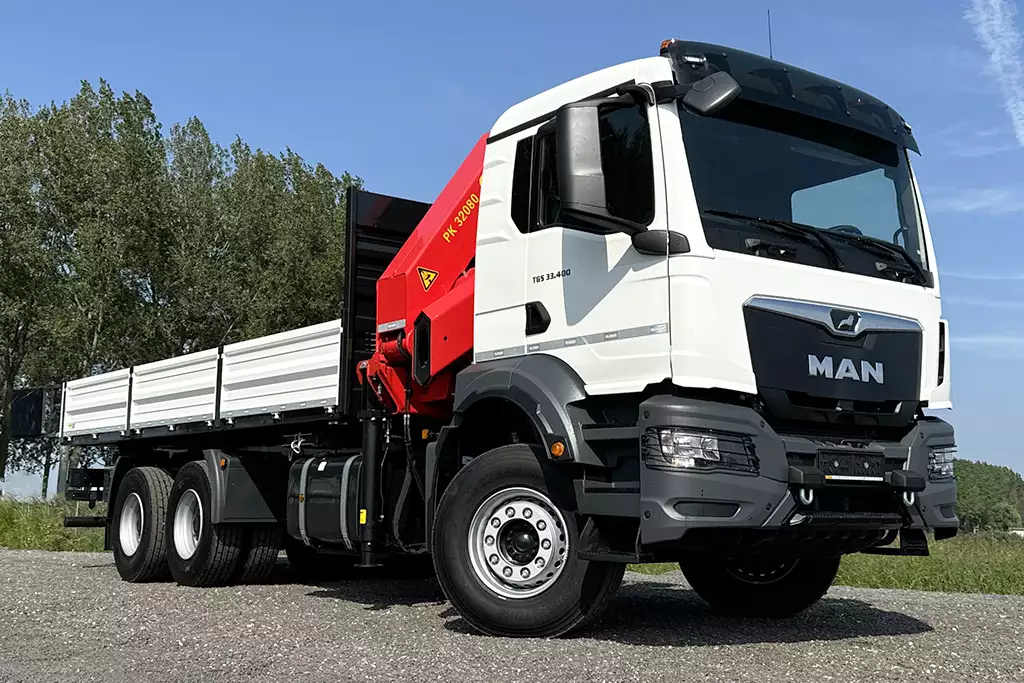 MAN TGS 33.400 BB CH 6x4 Camião com grua