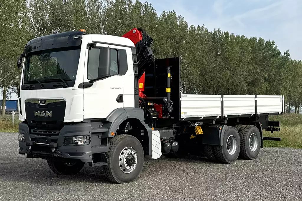 MAN TGS 33.400 BB CH 6x6 Camion grue