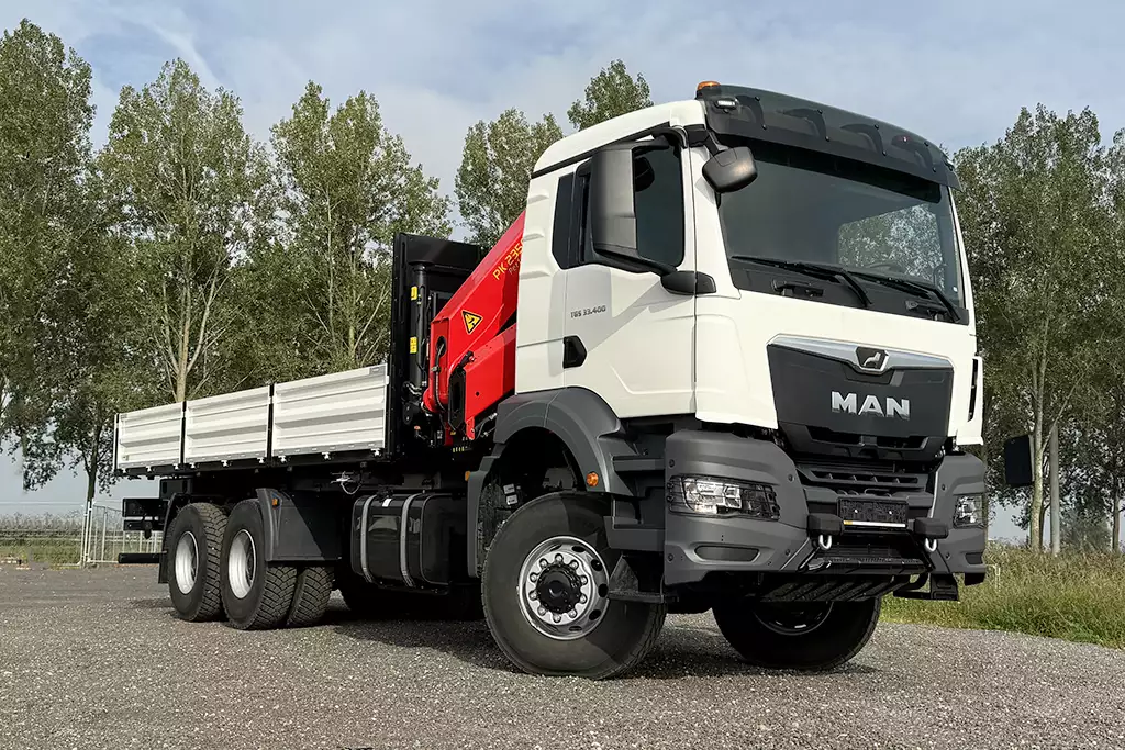 MAN TGS 33.400 BB CH 6x6 Camion grue