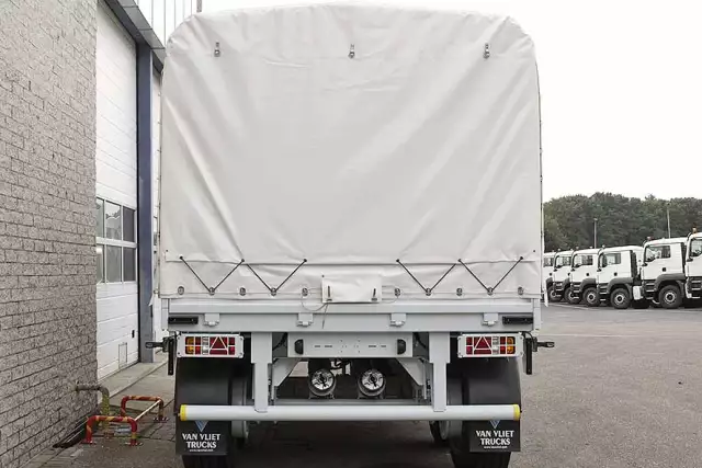 Euromax AHW 3-Axle Canvas Box Drawbar Trailer