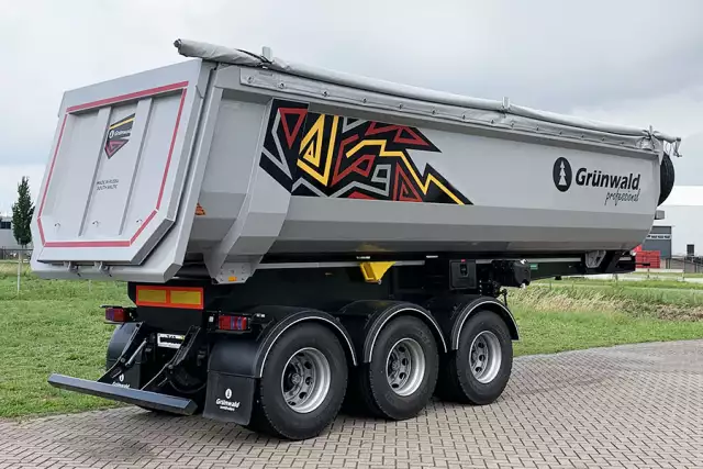 Grunwald TST 31 3-Axle Tipper Trailer