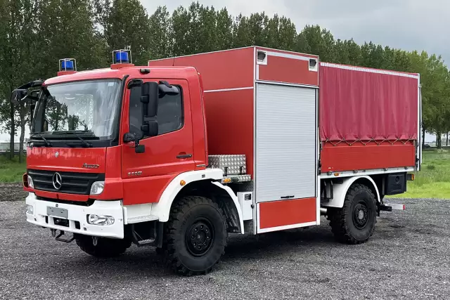 Mercedes-Benz Atego 1118 4x4 Tarpaulin/Canvas Body Truck